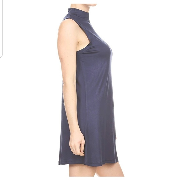 Summer dress turtlenecks light soft mini - Picture 3 of 4